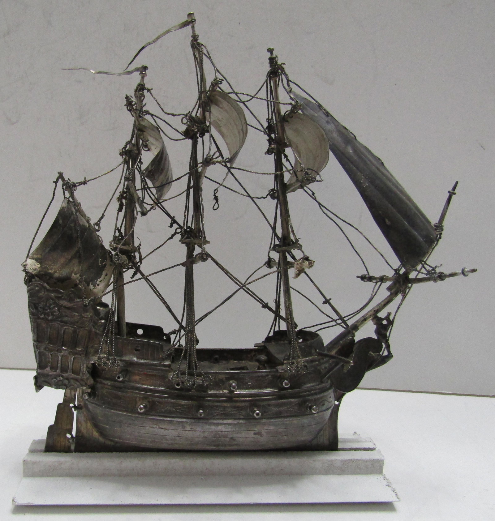 STERLING SILVER 1859 ADMIRAL TROMP SHIP SAILBOAT (1 of 7)