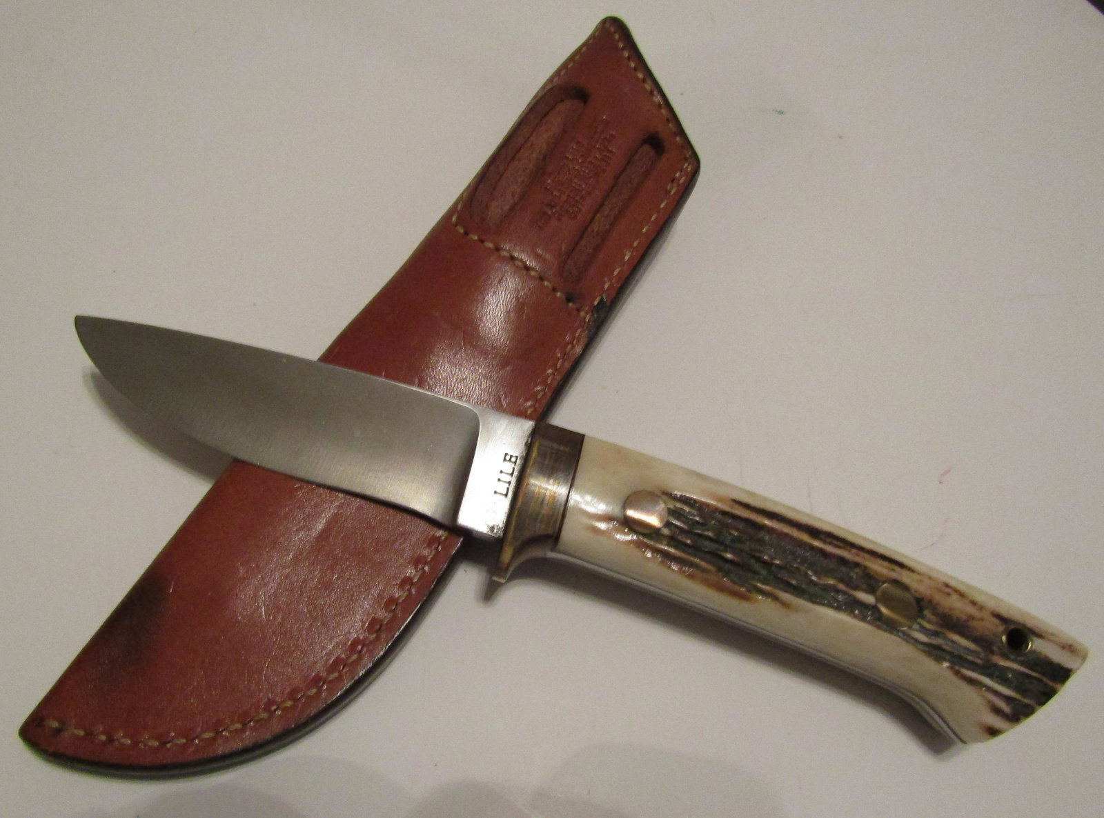 JIMMY LILE HAND MADE STAG KNIFE (1 of 2)
