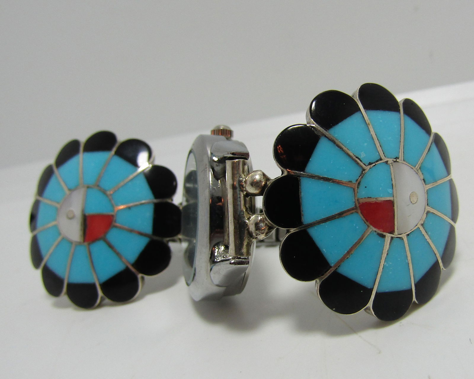 "FDS" STERLING SUNFACE LADIES WATCH (1 of 4)