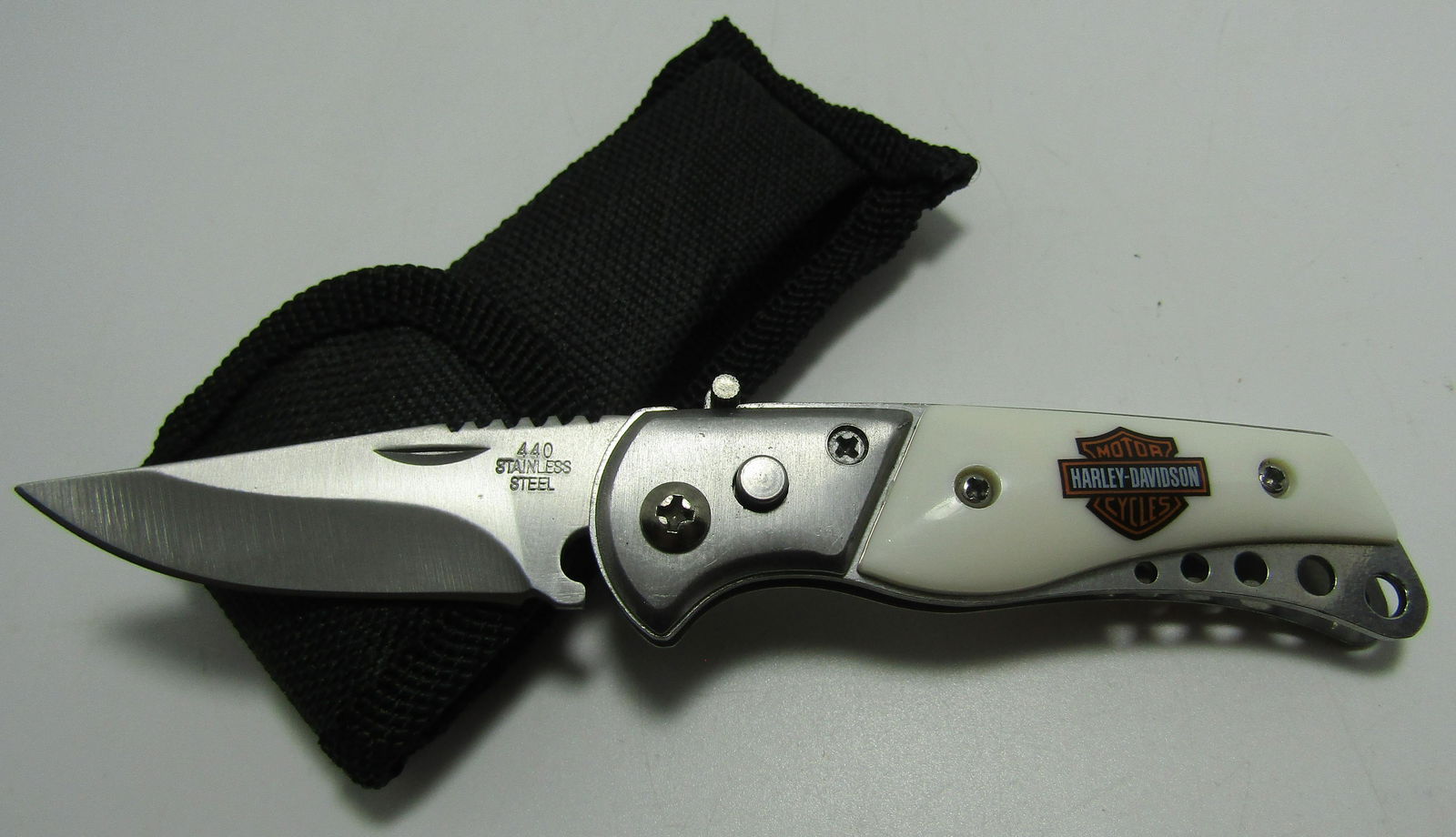 HARLEY DAVIDSON SWITCHBLADE KNIFE (1 of 2)