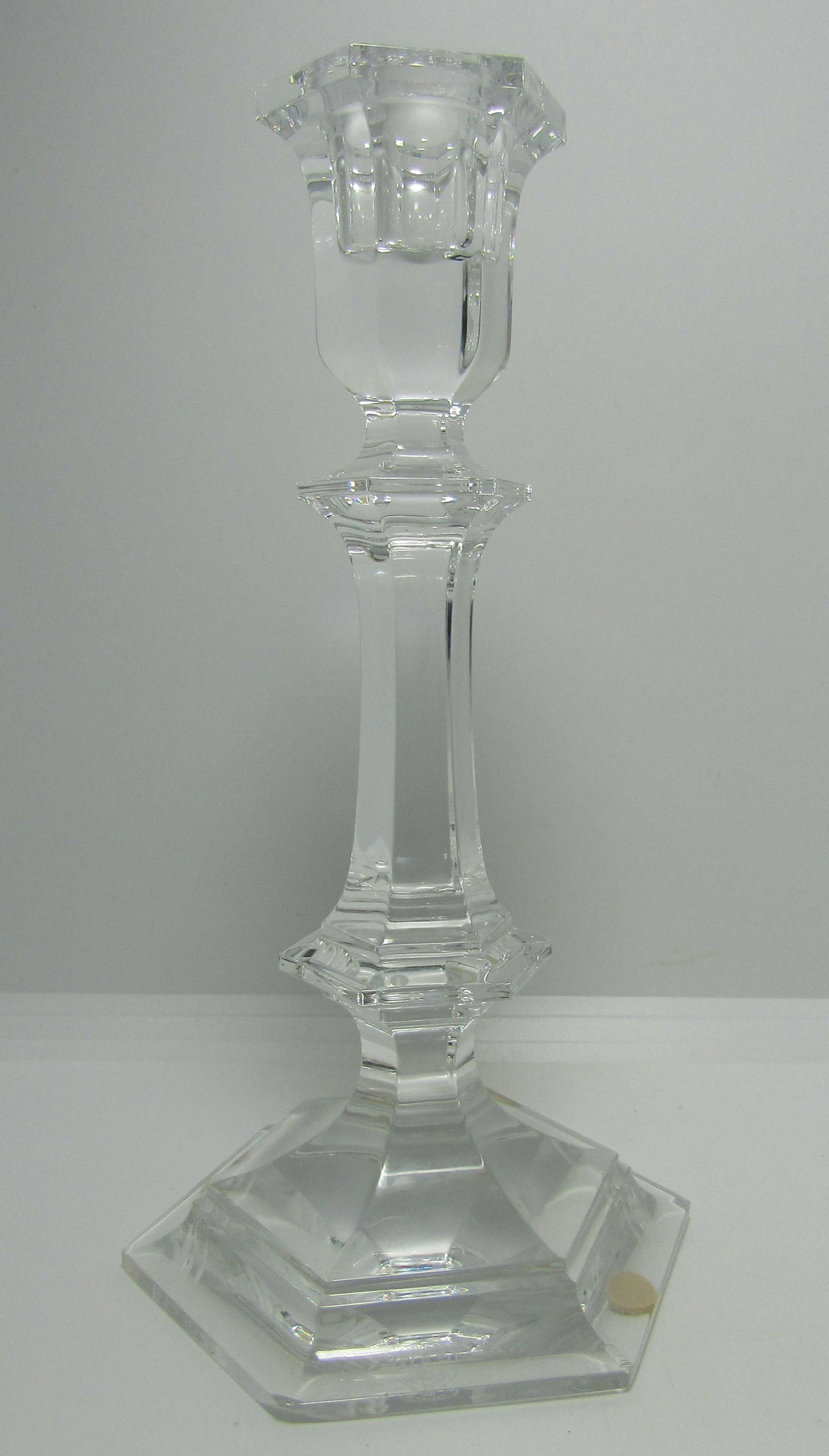BACCARAT CRYSTAL 8" CANDLESTICK HARCOURT VERSAILLE (1 of 4)