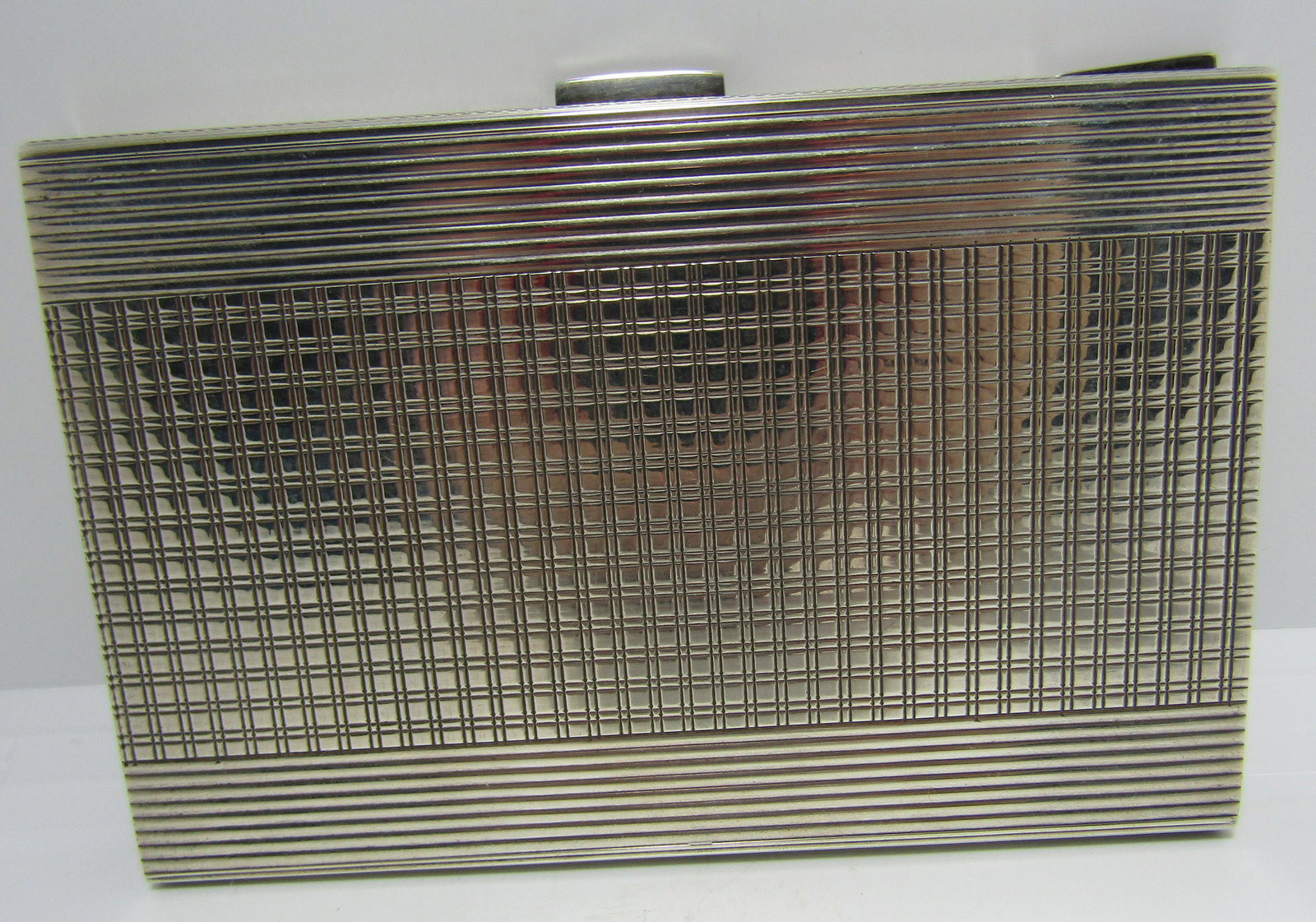 ANTIQUE STERLING SILVER CIGARETTE CASE 194.6 GRAMS (1 of 5)
