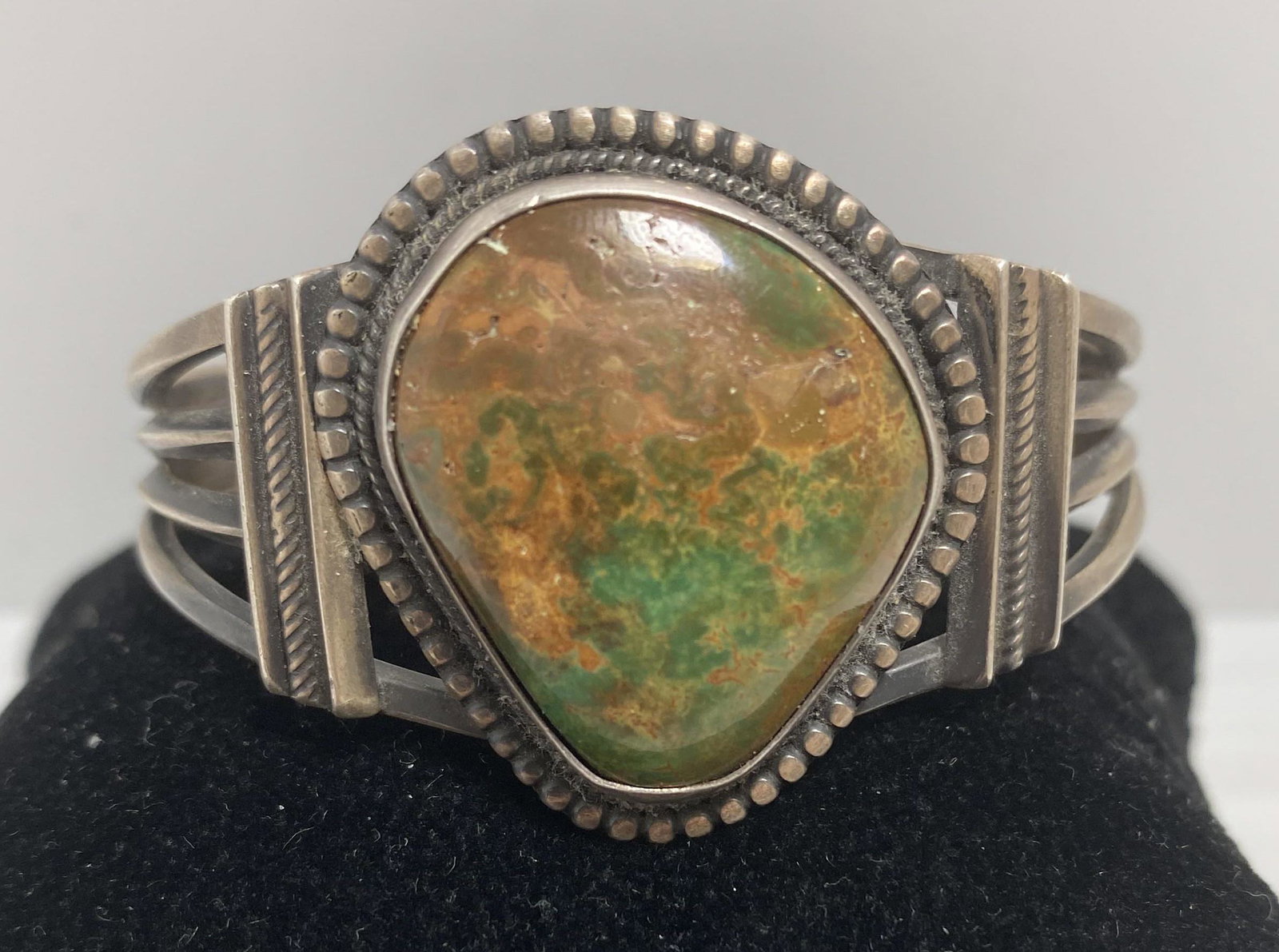 VIVIAN B STERLING ROYSTON TURQUOISE BRACELET (1 of 4)