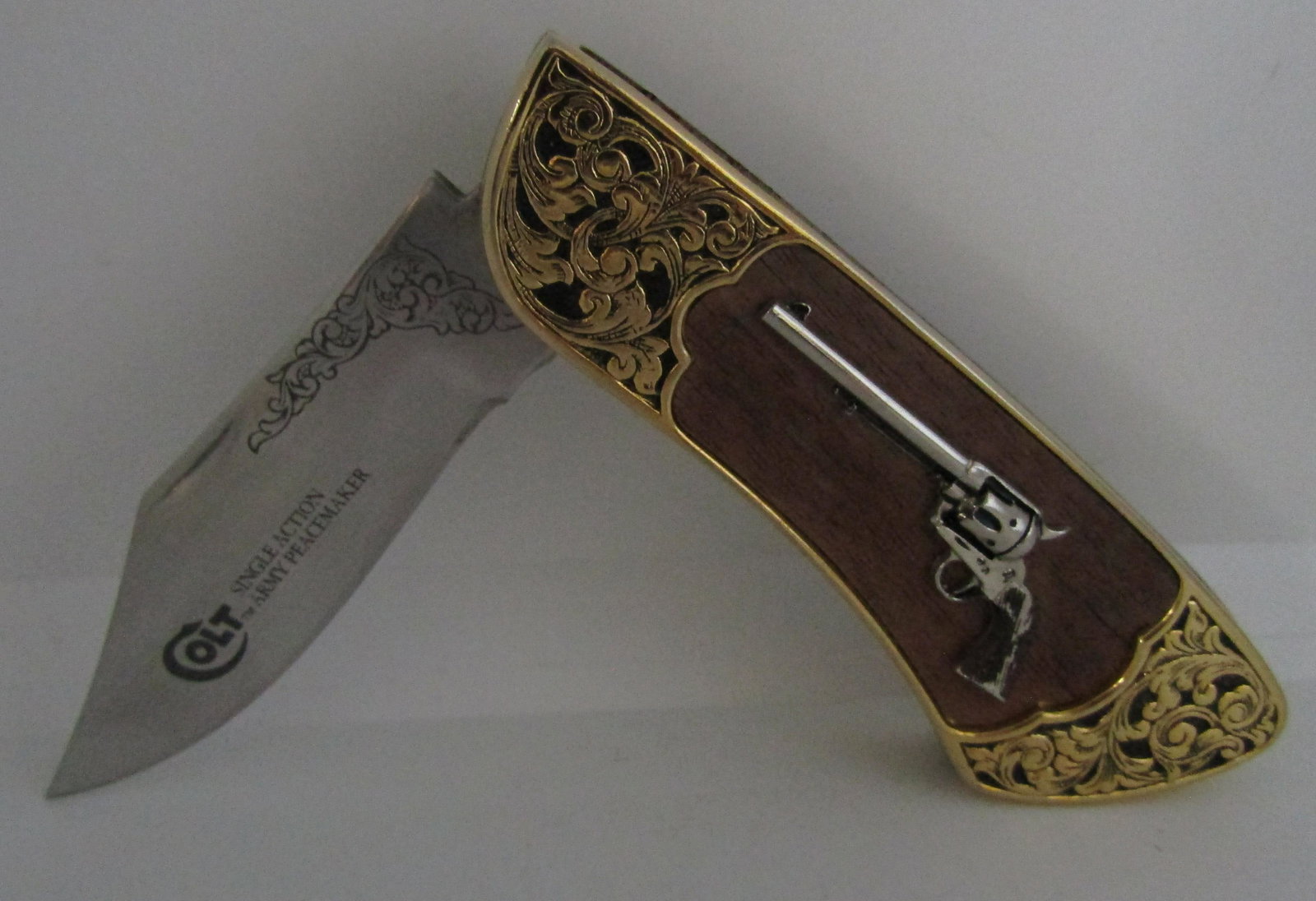 COLT PEACEMAKER POCKET KNIFE W SHEATH (1 of 3)
