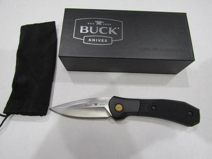 BUCK KNIFE NEW MODEL 5918BKS-B SWITCHBLADE.: BOLSTER LOCK SWITCHBLADE KNIFE NEW IN BOX. 7 1/2 INCH KNIFE WITH 3 INCH BLADE. USA SHIPPING $5.