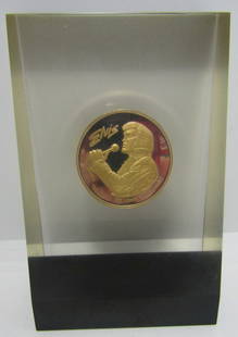 ELVIS .999FINE SILVER COMMEMORATIVE GRACELAND 1OZ: 1 OUNCE .999 FINE SILVER ELVIS PRESLEY GRACELAND COIN SEALED IN PLASTIC. BOUGHT AT GRACELAND. USA SHIPPING $5.