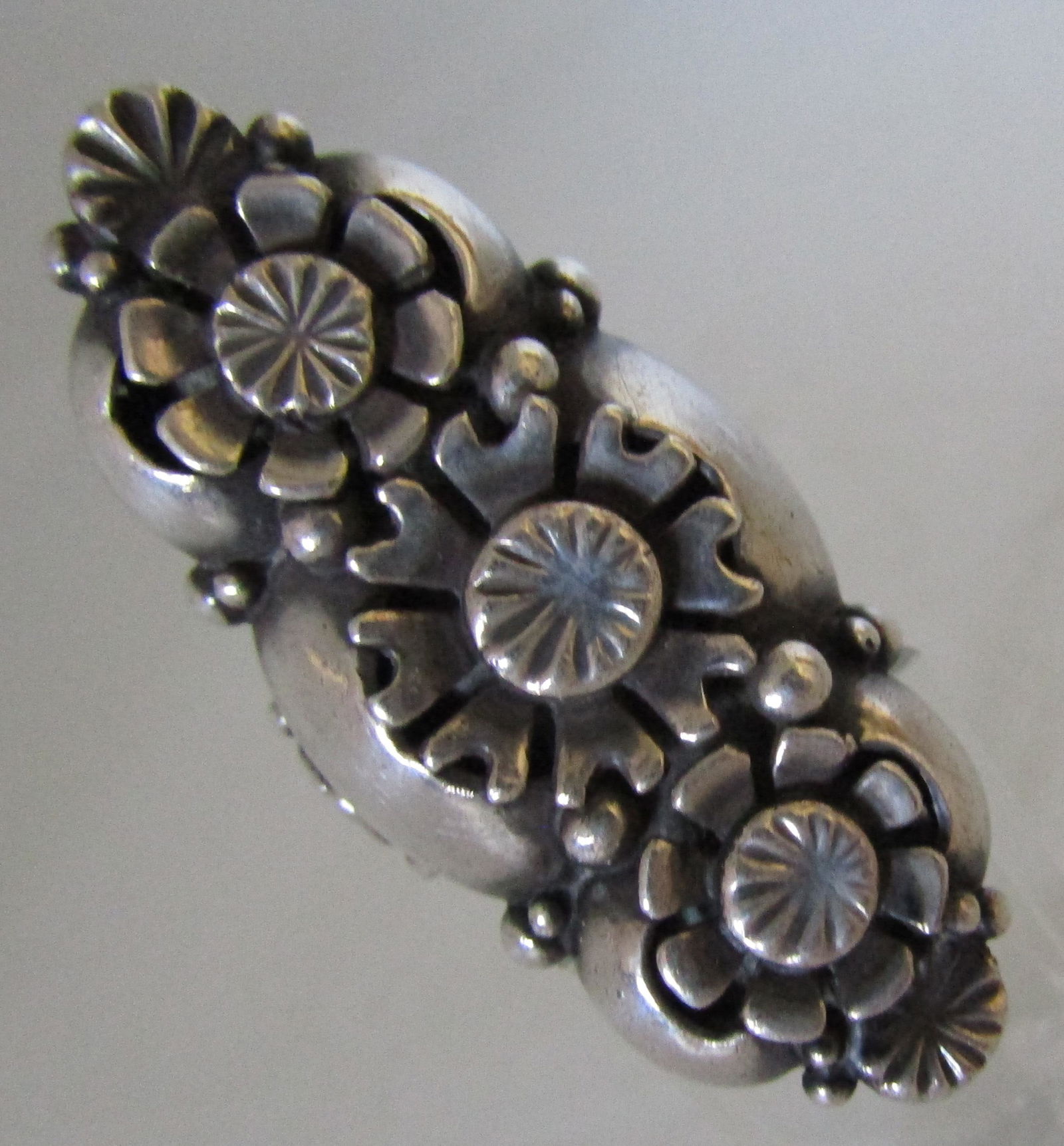 "CN" CLEM NALWOOD RING STERLING SILVER SIZE 8 (1 of 6)