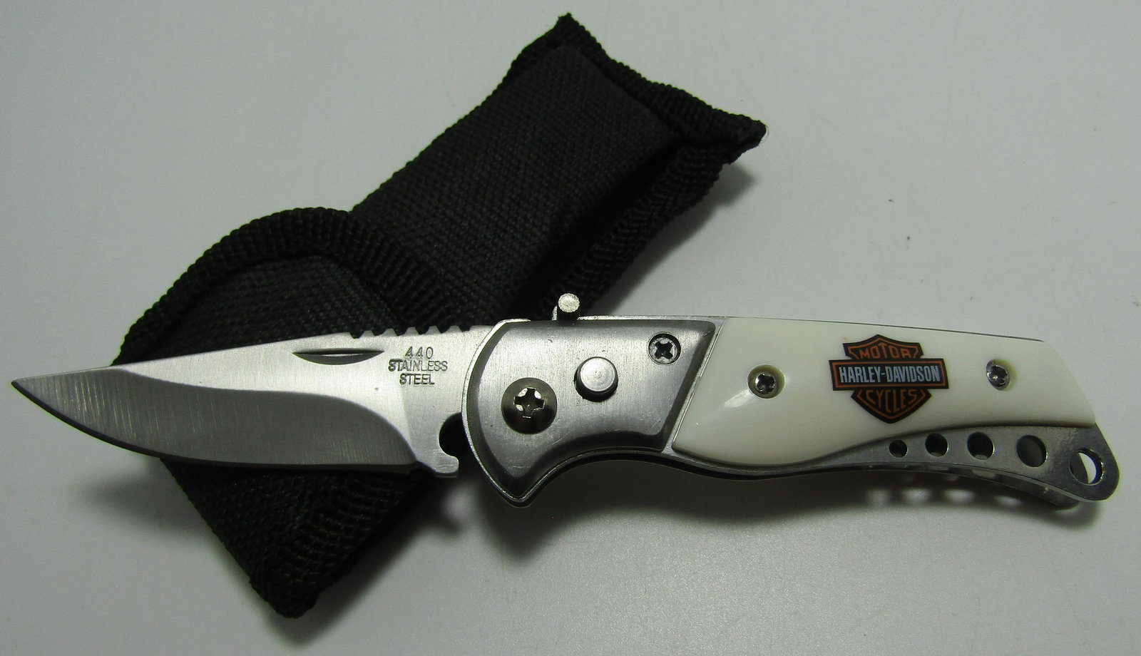 HARLEY DAVIDSON SWITCHBLADE KNIFE (1 of 2)