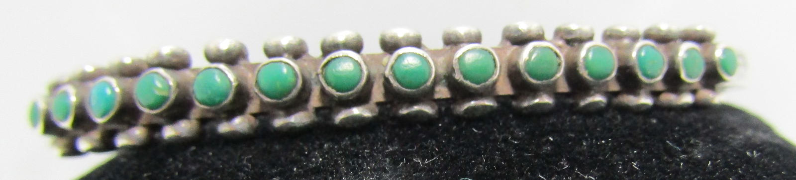 SNAKE EYE TURQUOISE CUFF BRACELET STERLING SILVER (1 of 4)