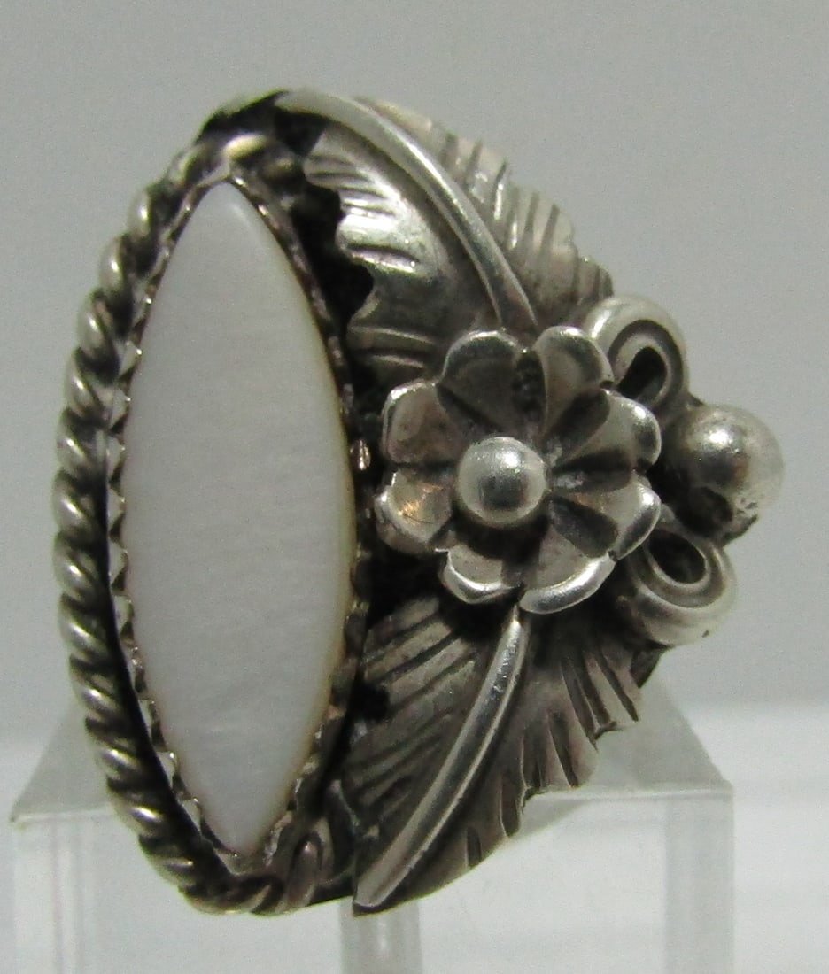 JERRY COWBOY MOP SQUASH RING STERLING SILVER (1 of 4)