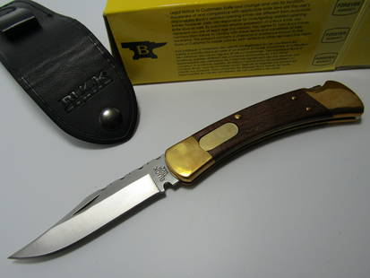 BUCK SWITCHBLADE POCKET KNIFE: BUCK 110 SWITCHBLADE 9" LONG WITH 3 7/8 INCH BLADE. GOOD WORKING KNIFE. USA SHIPPING ONLY $5