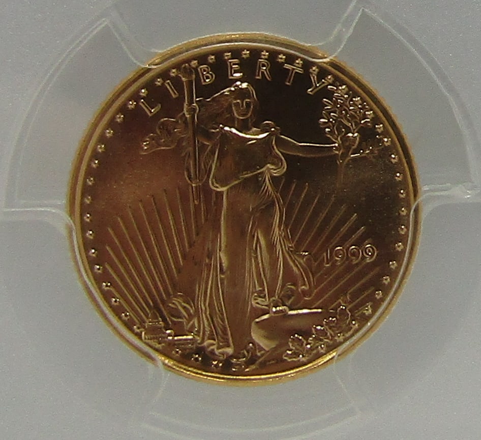 1999 GOLD 5 DOLLAR EAGLE COIN MS 69 PCGS (1 of 3)