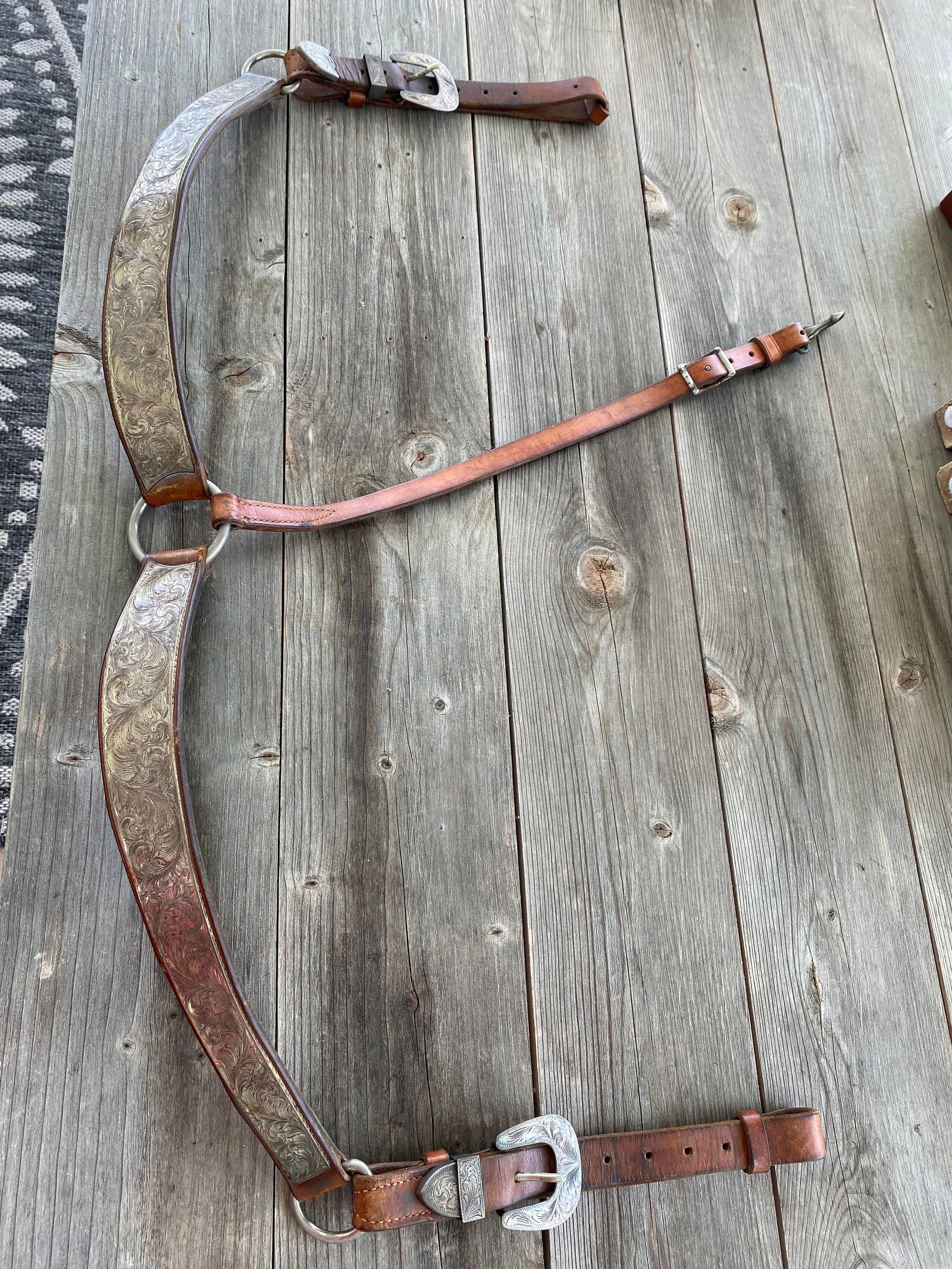 FLEMING 214 STERLING HORSE HARNESS BREAST COLLAR (1 of 12)