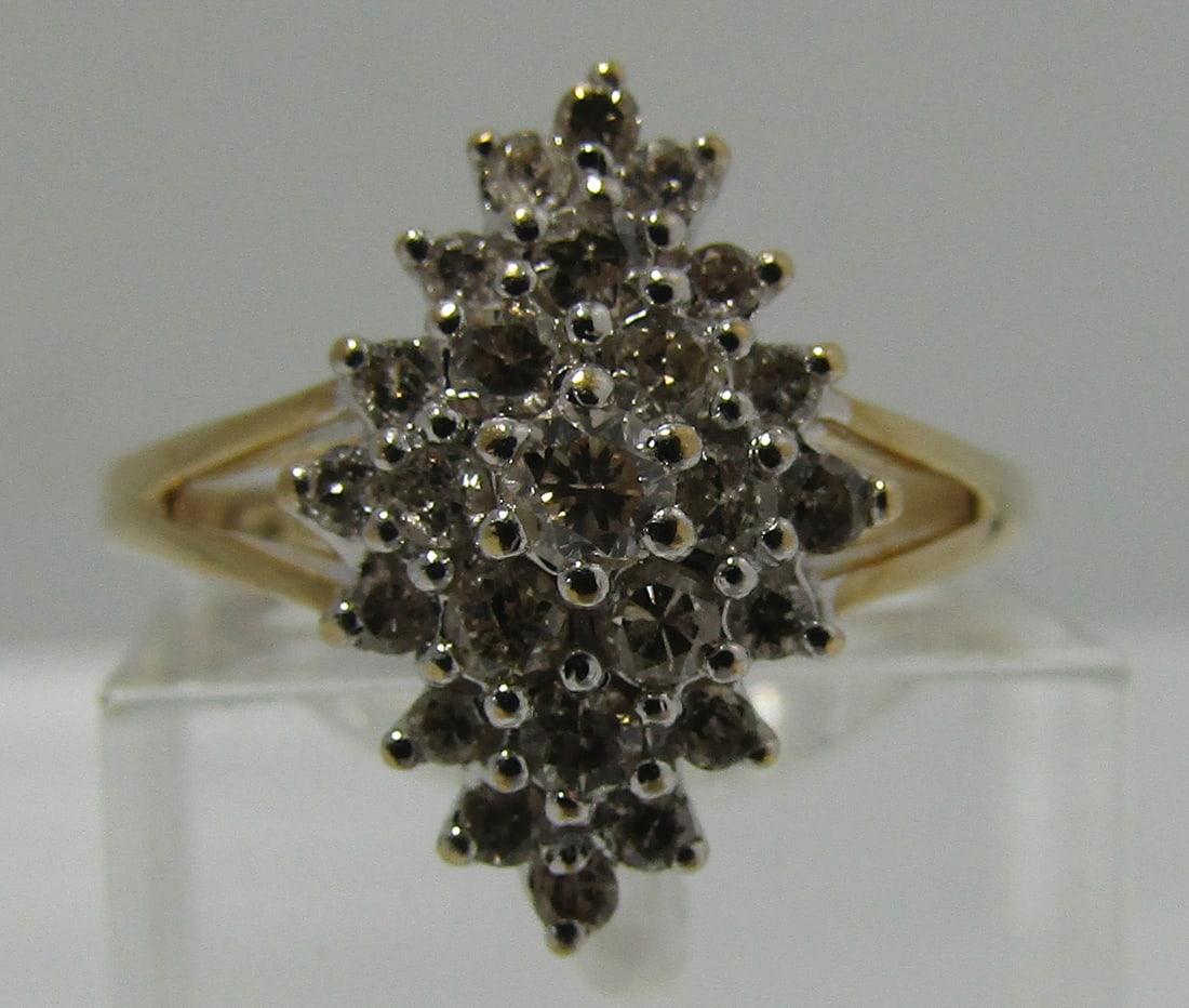 .50CT DIAMOND RING 14K GOLD SIZE 6 (1 of 3)