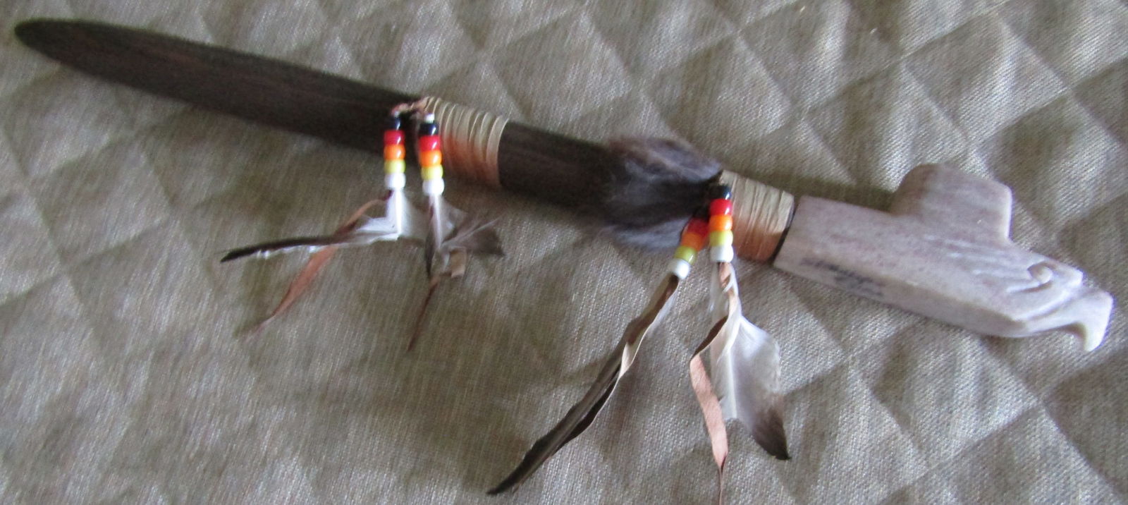 S PHILLIPS NAVAJO BIRD STONE PEACE PIPE (1 of 6)