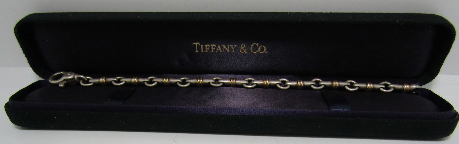 TIFFANY & CO BRACELET 18K GOLD & STERLING SILVER (1 of 3)