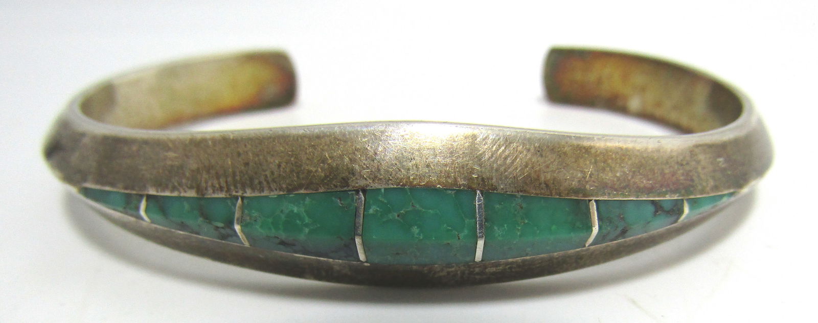 "R' GEM TURQUOISE CUFF BRACELET STERLING SILVER (1 of 5)
