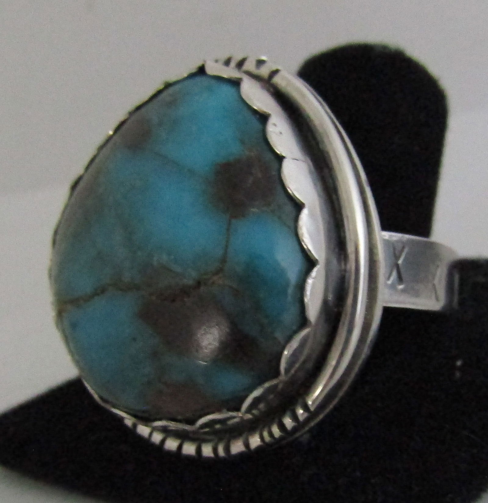 23.5 CARAT BISBEE TURQUOISE RING STERLING SILVER (1 of 6)