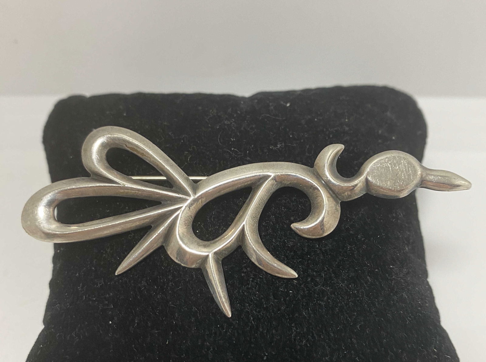3" STERLING HOPI ROADRUNNER PIN BROOCH (1 of 3)