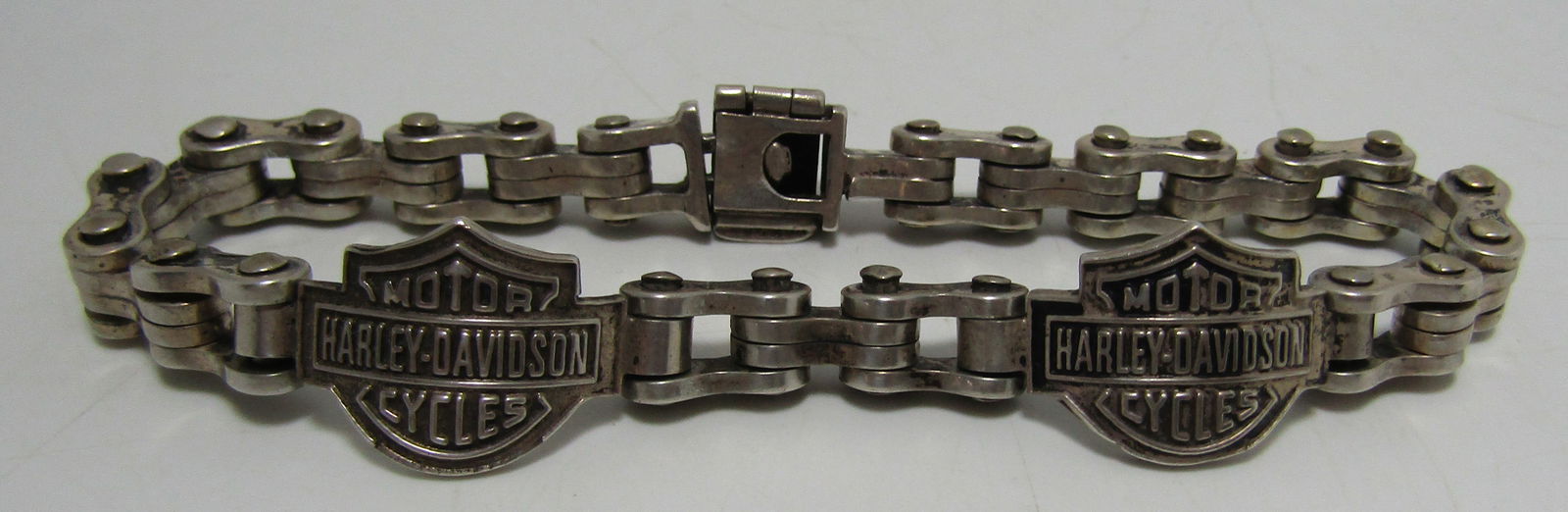 HARLEY DAVIDSON BRACELET STERLING SILVER CHAIN (1 of 4)