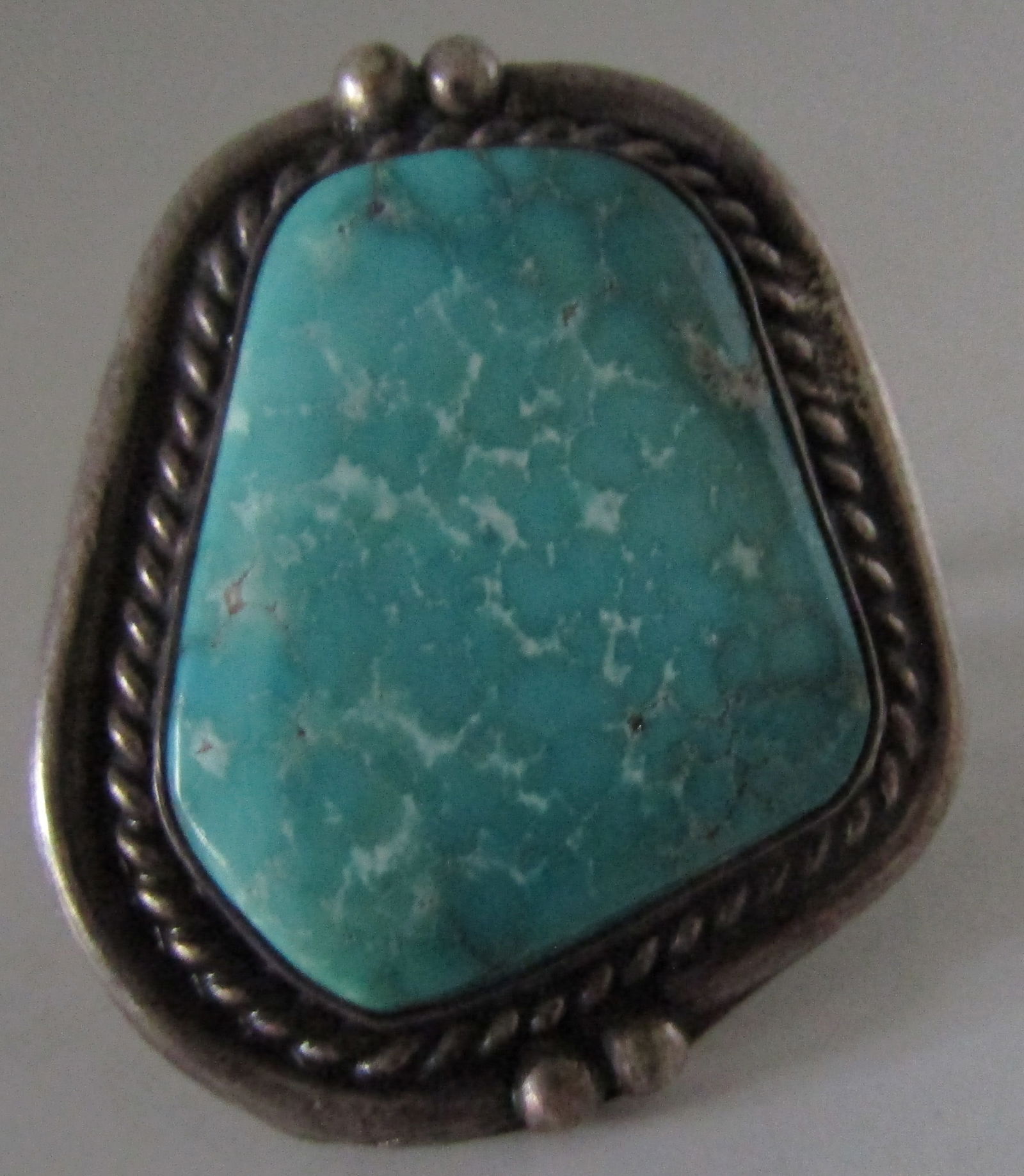 WATERWEB TURQUOISE RING STERLING SILVER SIZE 10.5 (1 of 3)