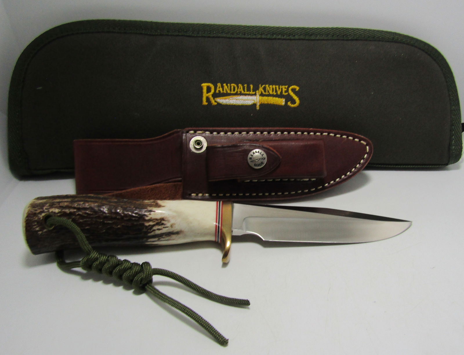 RANDALL ORLANDO FLA MODEL 5 HUNTING KNIFE W SHEATH (1 of 4)