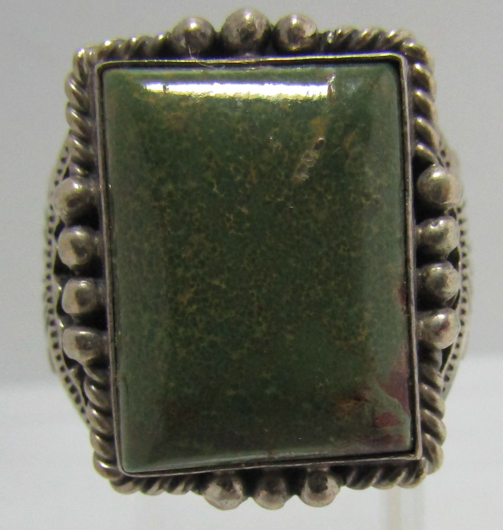 CALLADITTO TURQUOISE RING STERLING SILVER SIZE 13 (1 of 4)