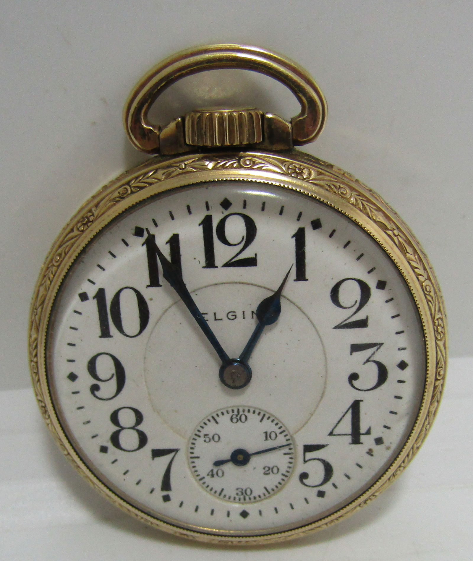 1911 ELGIN FATHER TIME 21 JEWEL POCKET WATCH 16SZ (1 of 5)