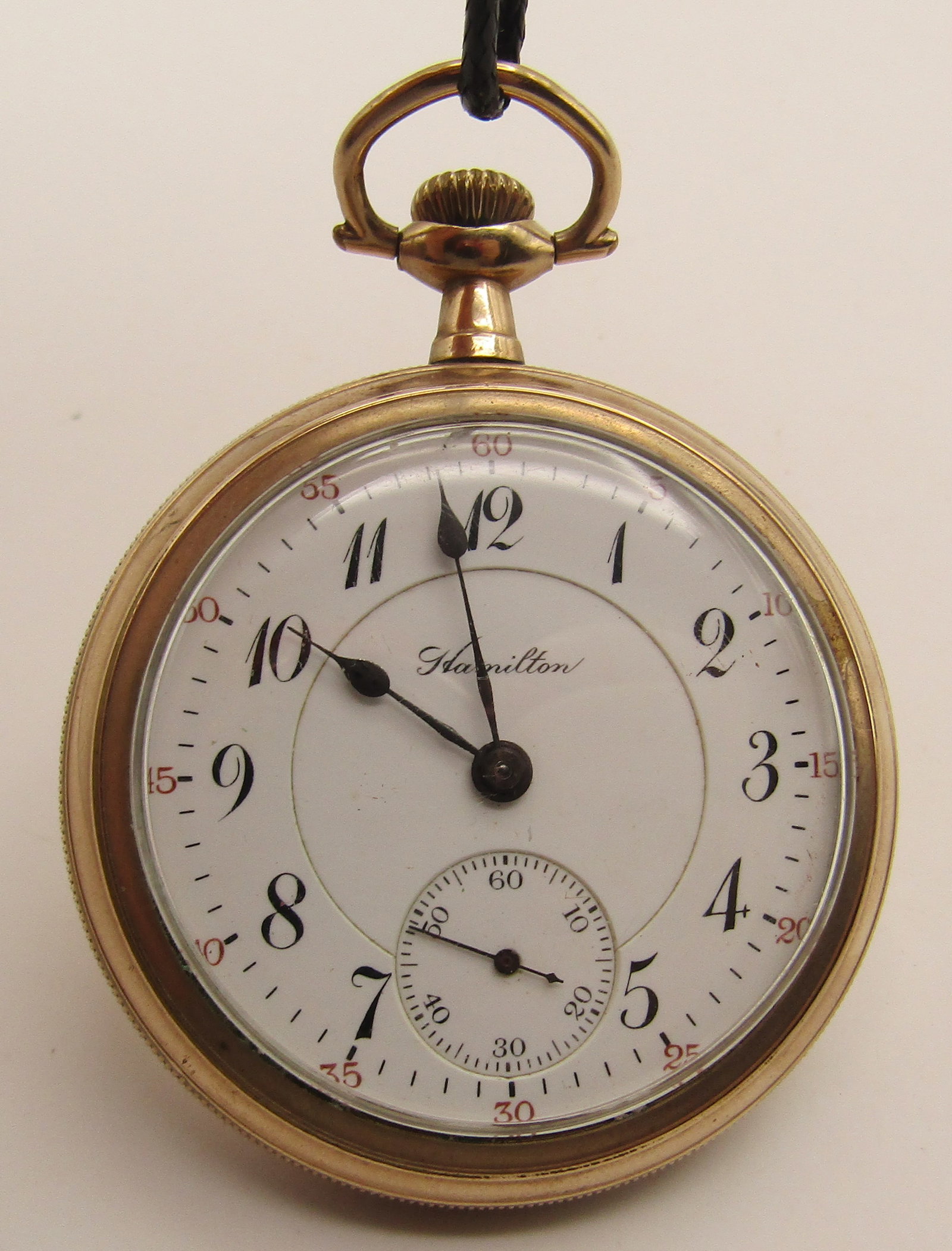 1914 HAMILTON POCKETWATCH 17 JEWEL (1 of 4)