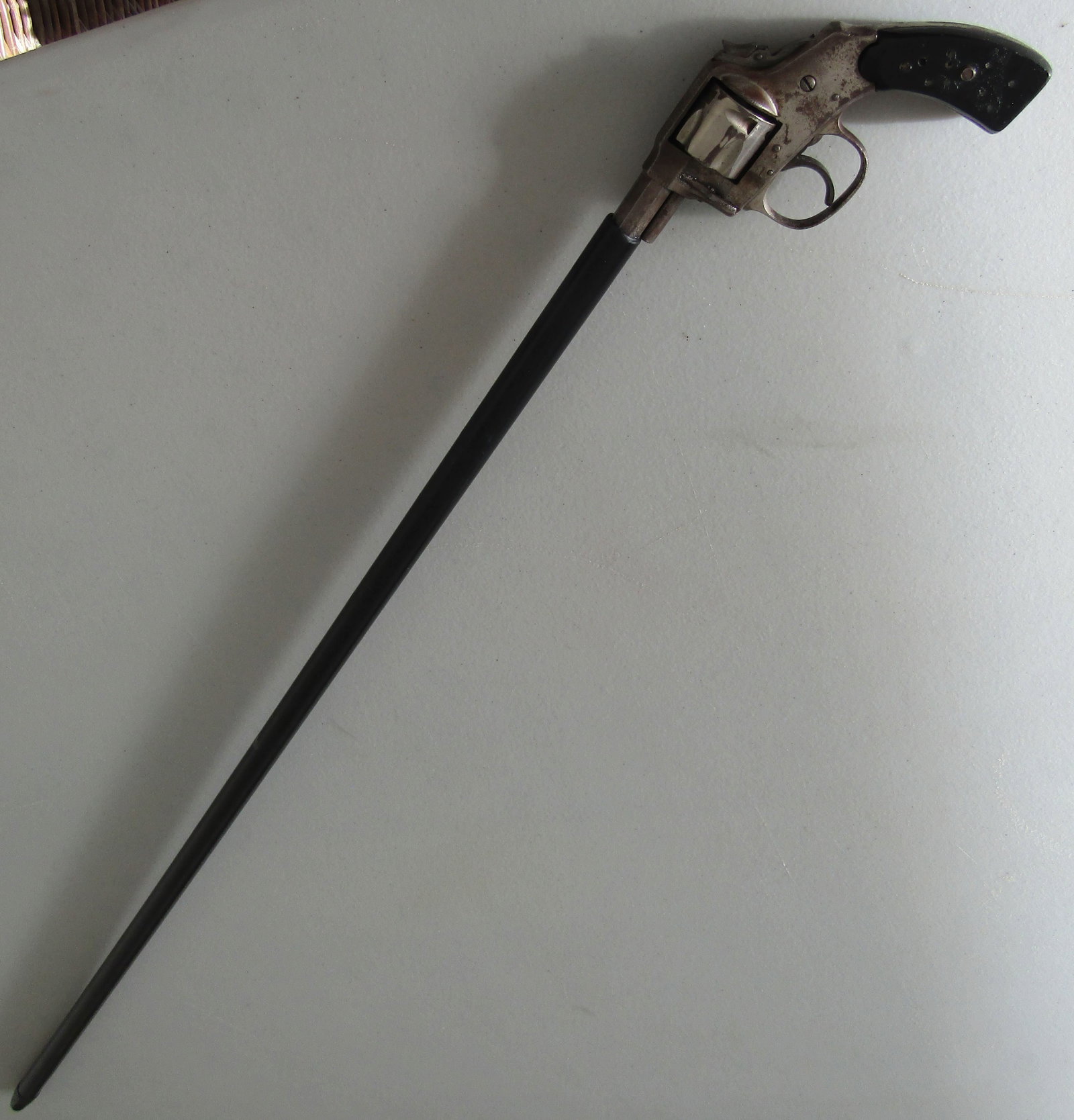 HOPKINS & ALLEN MECHANICAL CANE WALKING STICK (1 of 6)