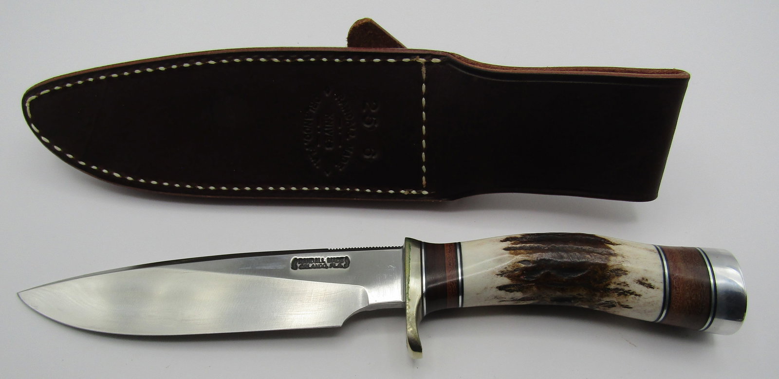 RANDALL MADE KNIFE MODEL 25-6 STAG W SHEATH (1 of 5)