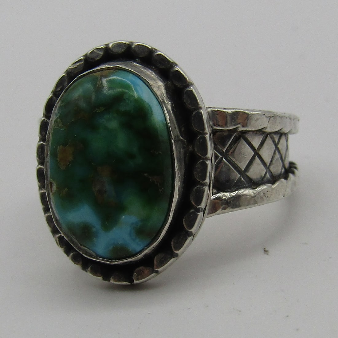 SONORAN GOLD TURQUOISE RING STERLING SILVER (1 of 5)