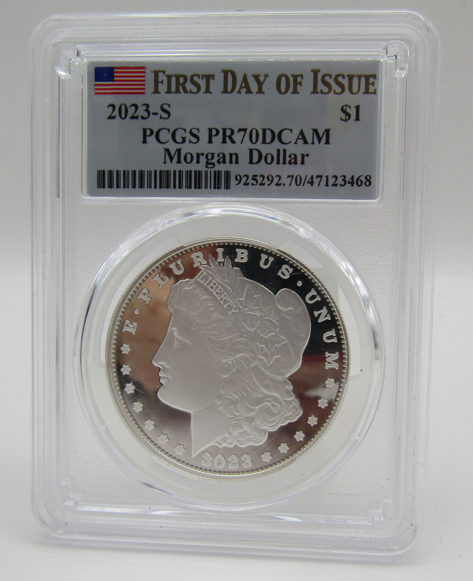 PR 70 MORGAN SILVER DOLLAR 2023-S PCGS (1 of 2)
