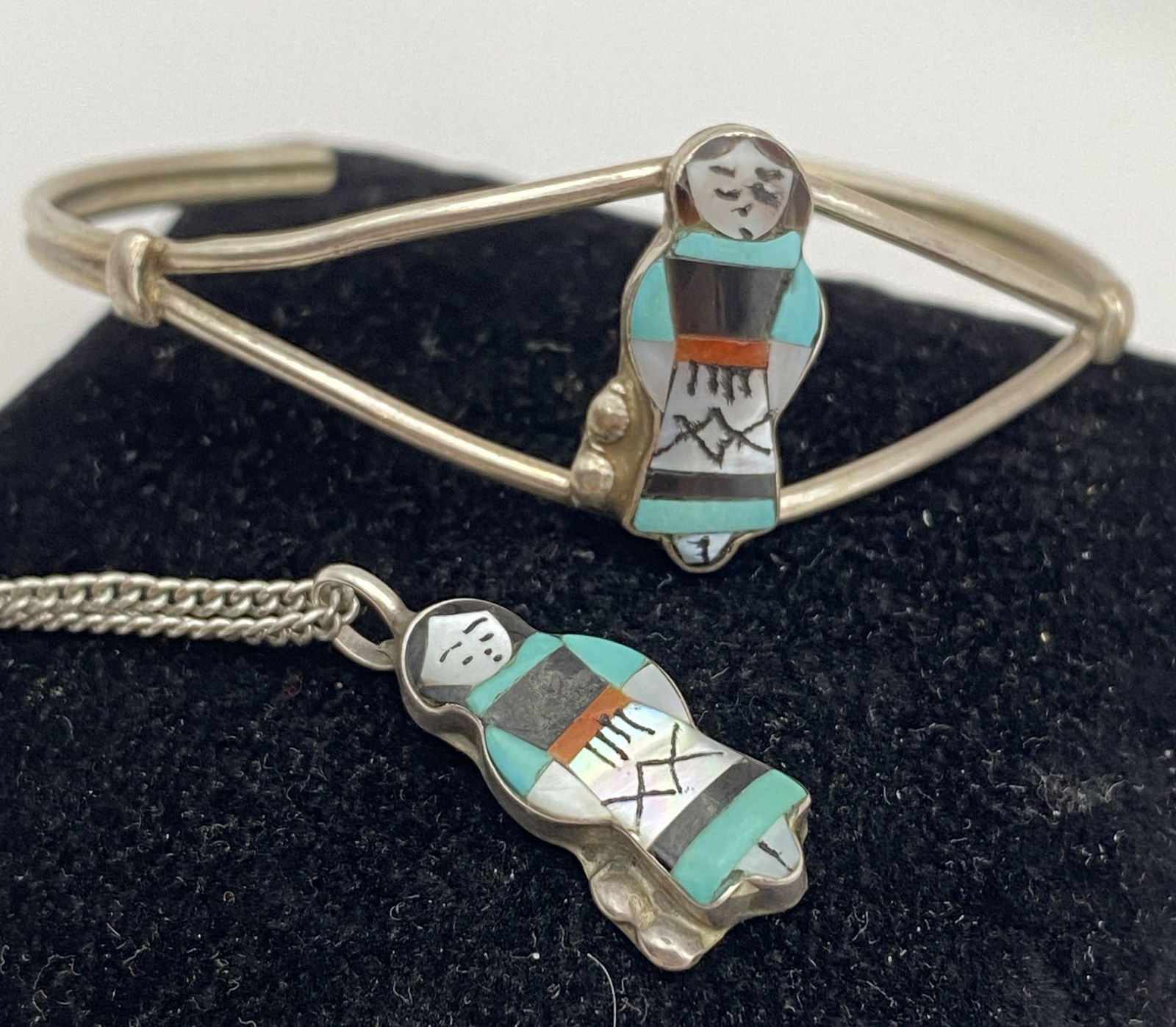 THERESA WASETA ZUNI STERLING BRACELET NECKLACE (1 of 4)