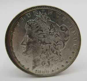 1880 US MORGAN SILVER DOLLAR UNC COIN