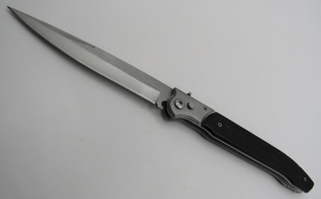 12" LARGE SWITCH BLADE KNIFE PUSH BUTTON