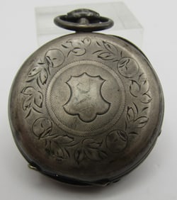 STERLING SILVER FRENCH POCKET WATCH