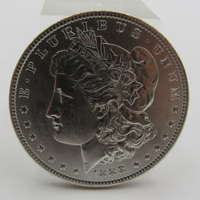 1888 O MORGAN  US SILVER DOLLAR UNC COIN