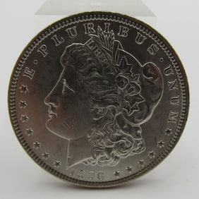 1896 MORGAN US SILVER DOLLAR UNC COIN