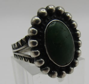 FRED HARVEY ERA ROYSTON TURQUOISE RING STERLING
