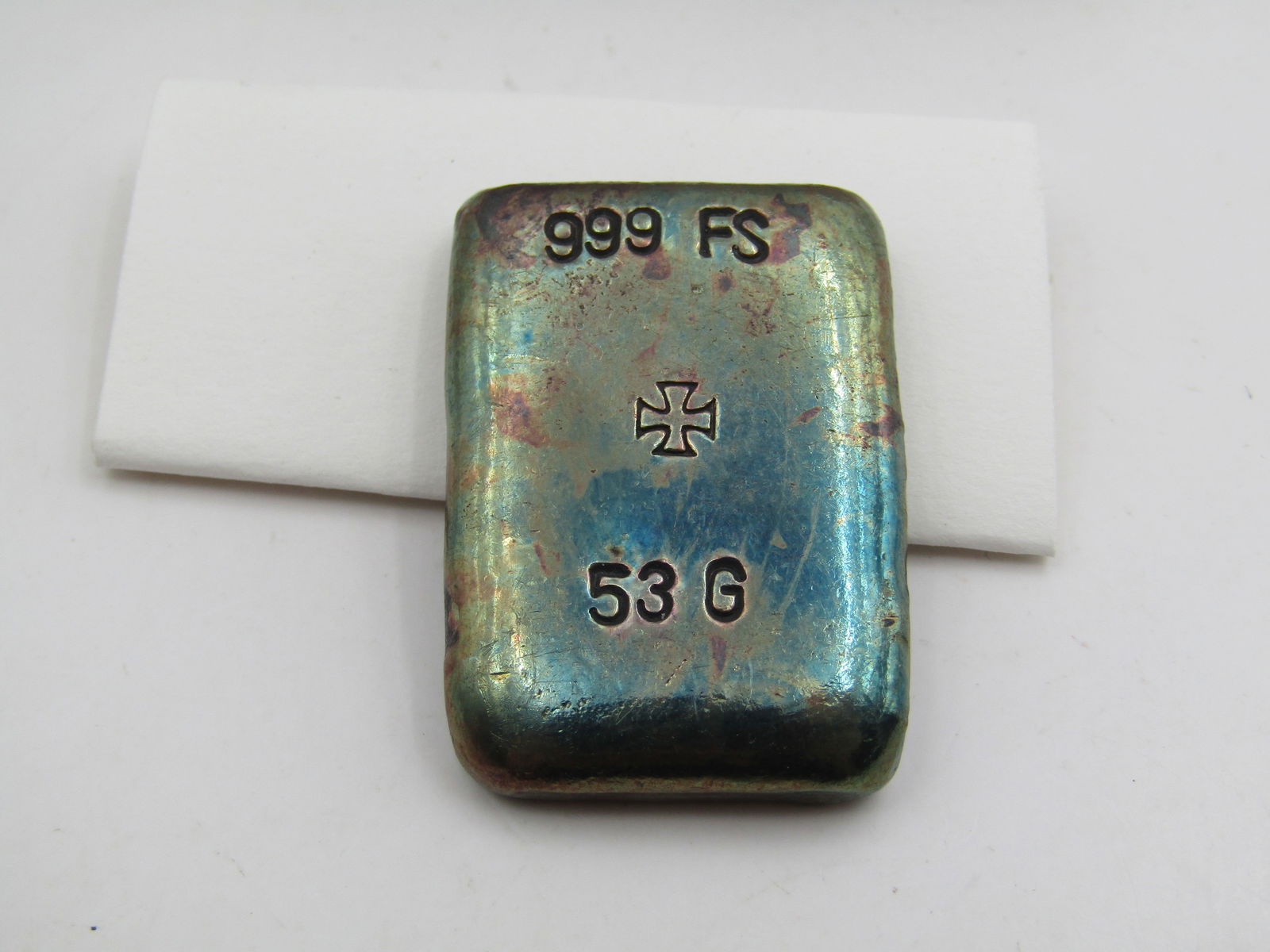 FINE SILVER INGOT BAR 53 GRAMS (1 of 1)
