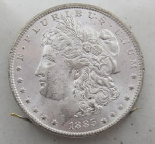 UNCIRCULATED1885 NEW ORLEANS SILVER DOLLAR