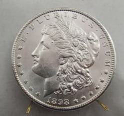 1898o UNCIRCULATED MORGAN SILVER DOLLAR