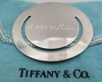 GIULIANI TIFFANY & CO BOOKMARK STERLING SILVER NYC