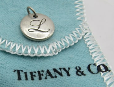 TIFFANY & CO L CHARM STERLING SILVER