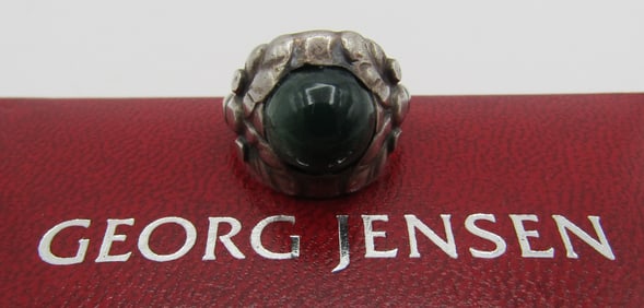 GEORG JENSEN C1930 11B RING 830 STERLING SILVER
