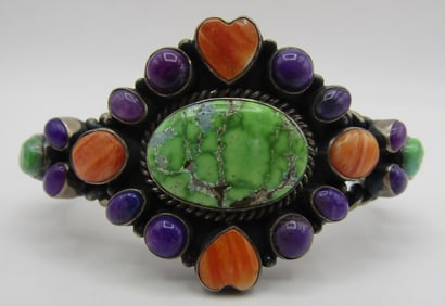 CADMAN TURQUOISE CUFF BRACELET STERLING SILVER