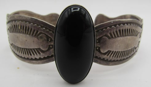 C1950 "JAY" CUFF BRACELET STERLING SILVER