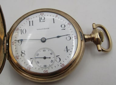 1898 WALTHAM HUNTER POCKETWATCH