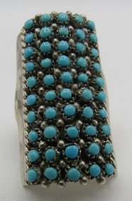 PETER HALOO 50 TURQUOISE RING STERLING SILVER
